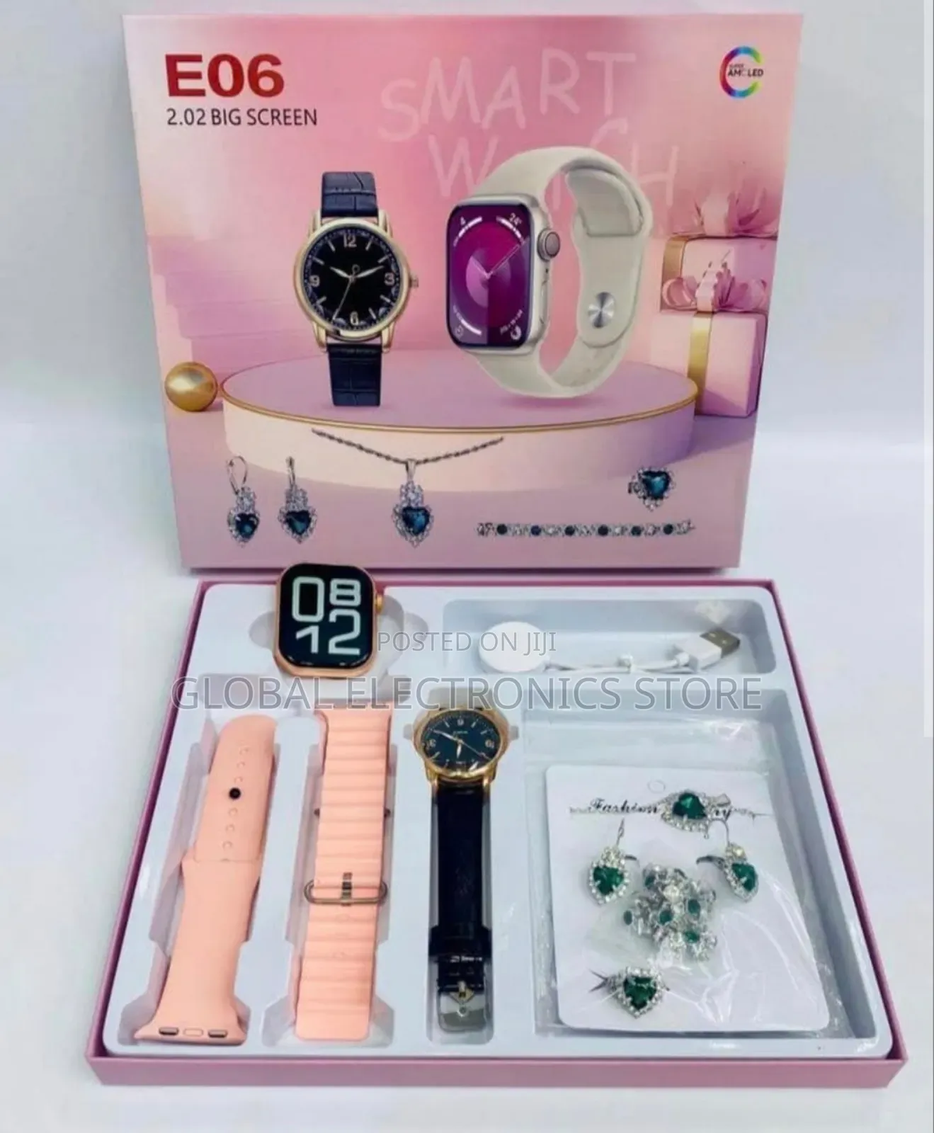 2 in 1 Combo Set Smart Watch With Digital Watch and More