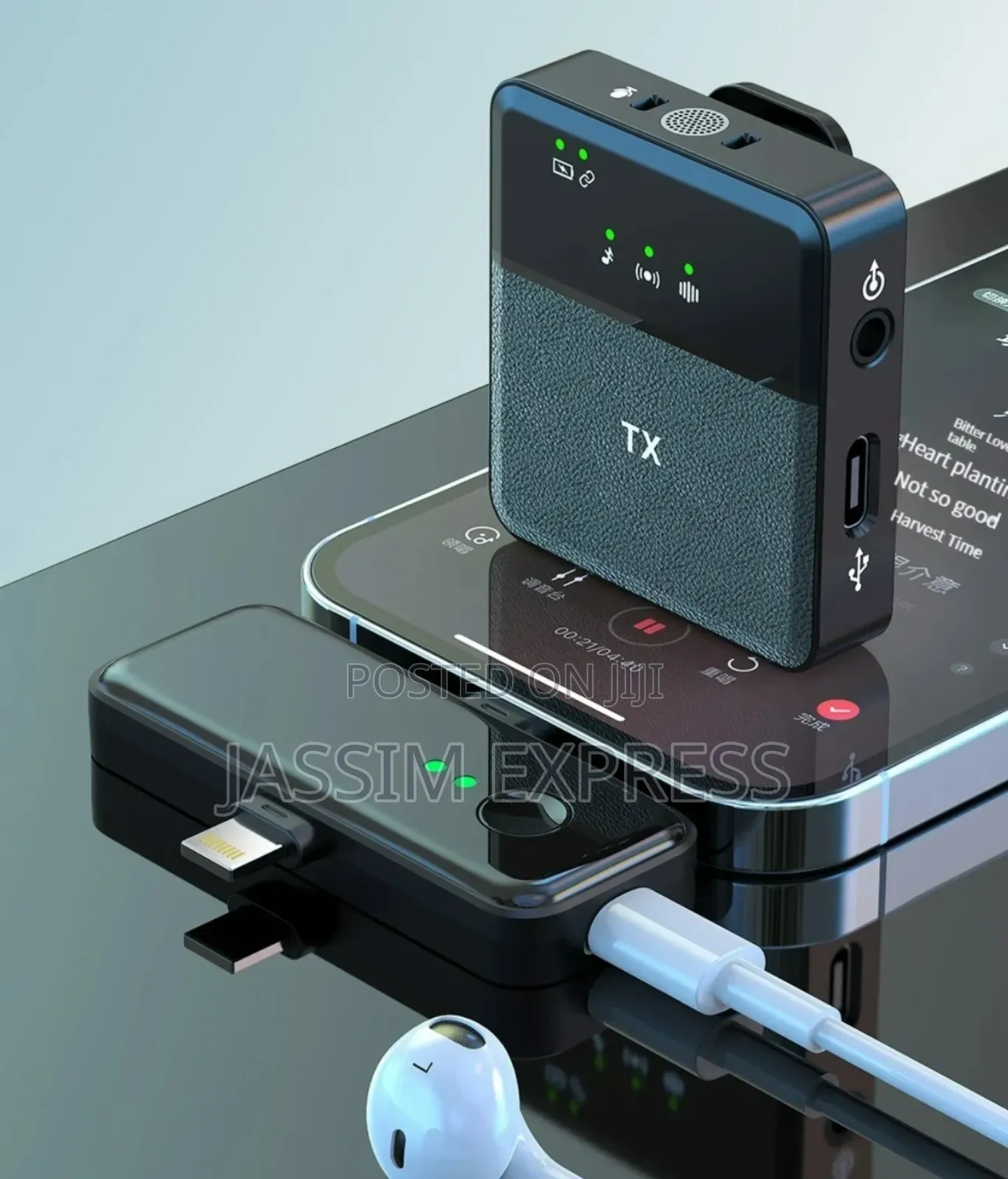 One Drag Two Wireless Live Streaming Collar Clip Microphone