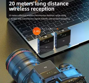 Photo - Smart Noise Reduction Clip on Microphone for Phone Camera