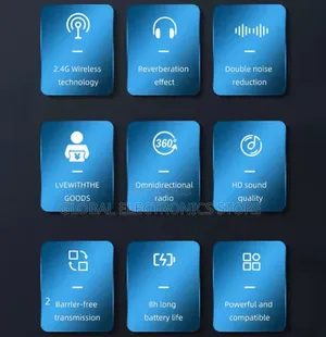 Smart Noise Reduction Clip on Microphone for Phone Camera