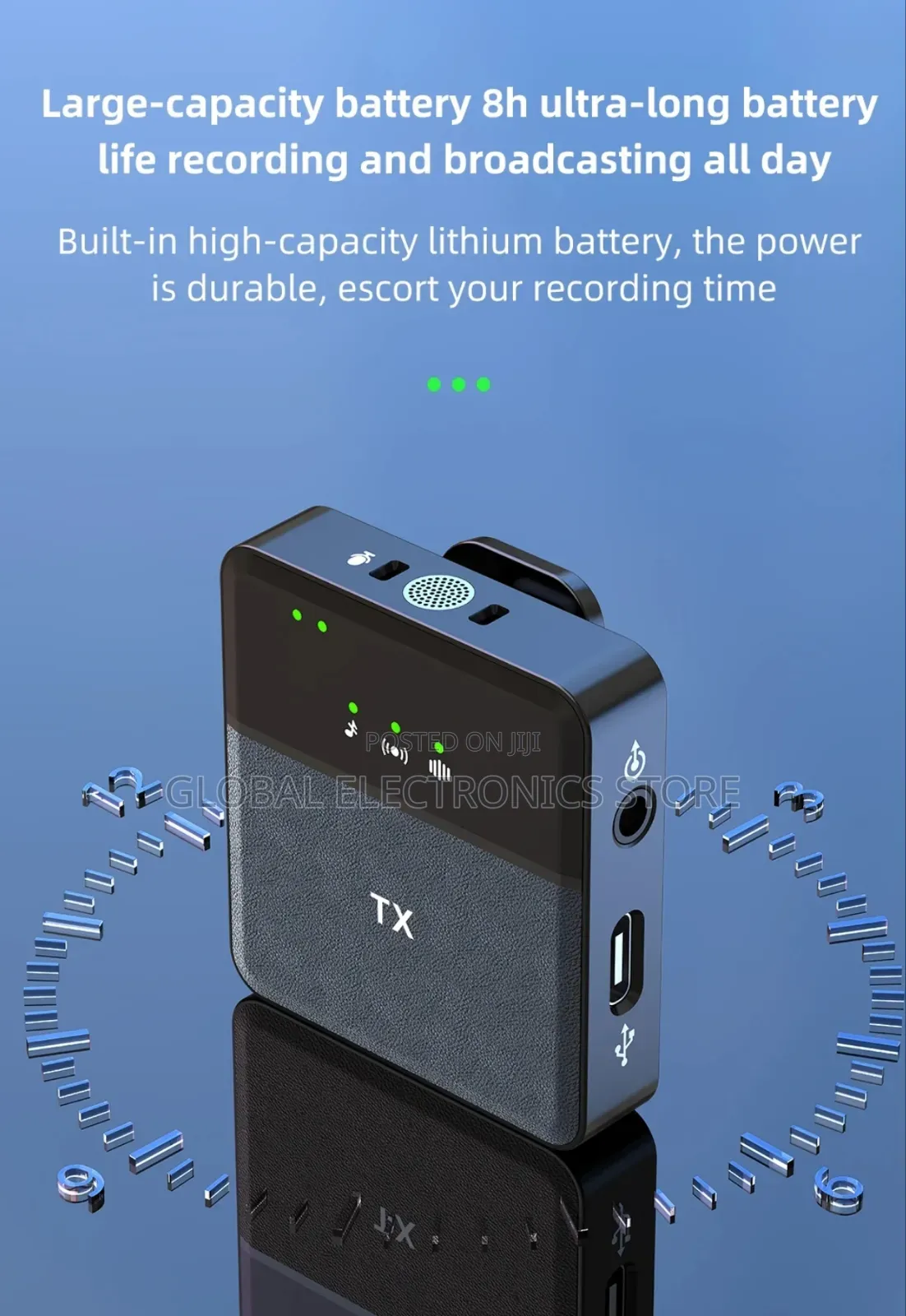 2.4g Double Noise Reduction Dual Microphone