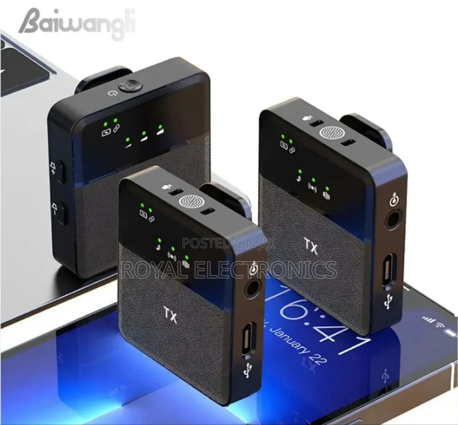 DSP Intelligent Noise Reduction Dual Collar Microphone