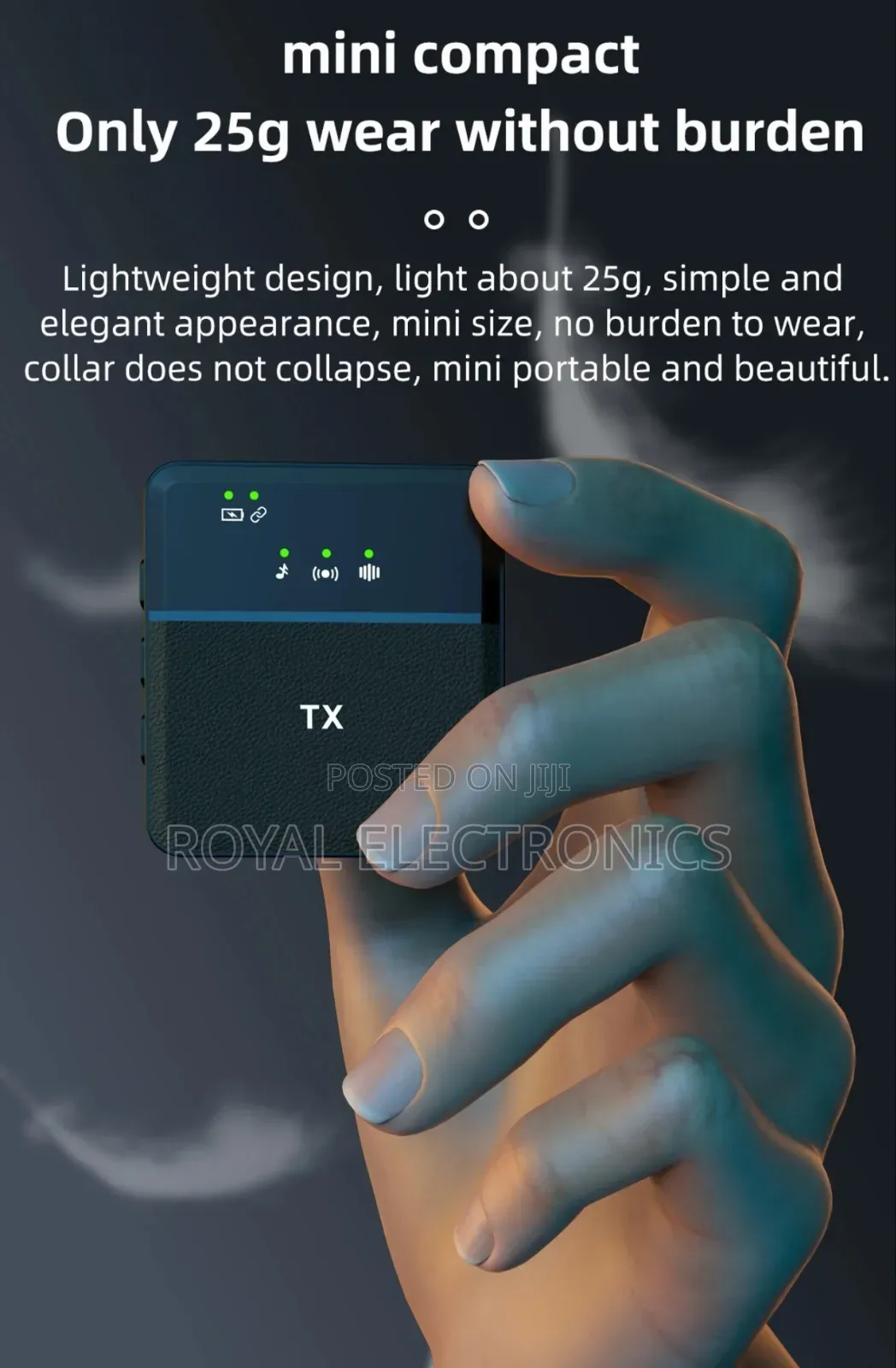 DSP Intelligent Noise Reduction Dual Collar Microphone