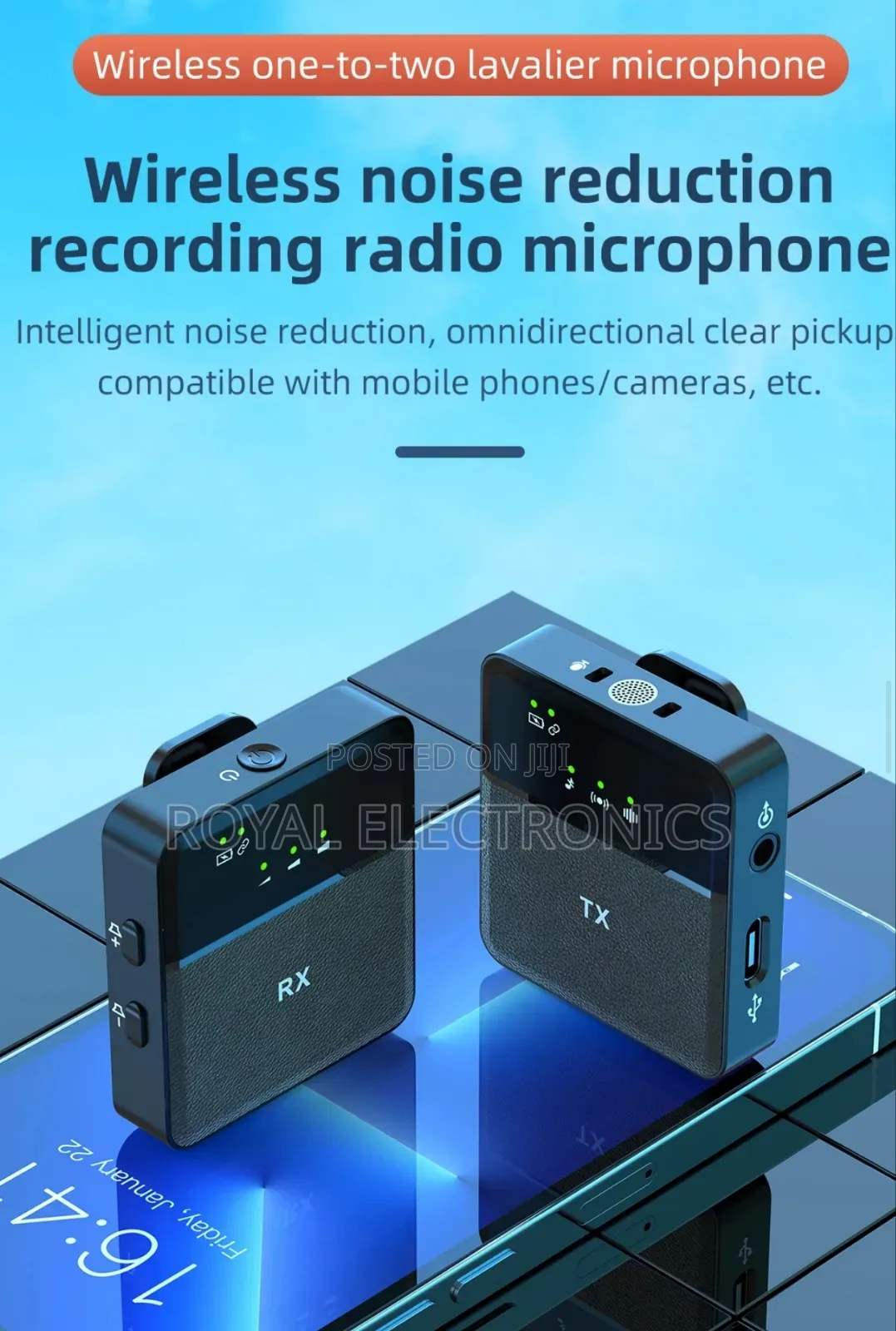 DSP Intelligent Noise Reduction Dual Collar Microphone