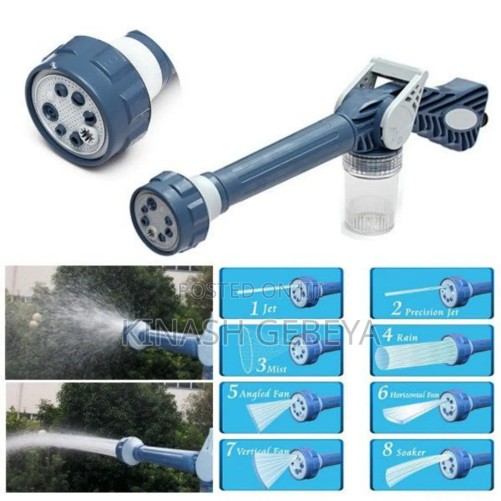 8in1 Ez Jet High Power Water Cannon