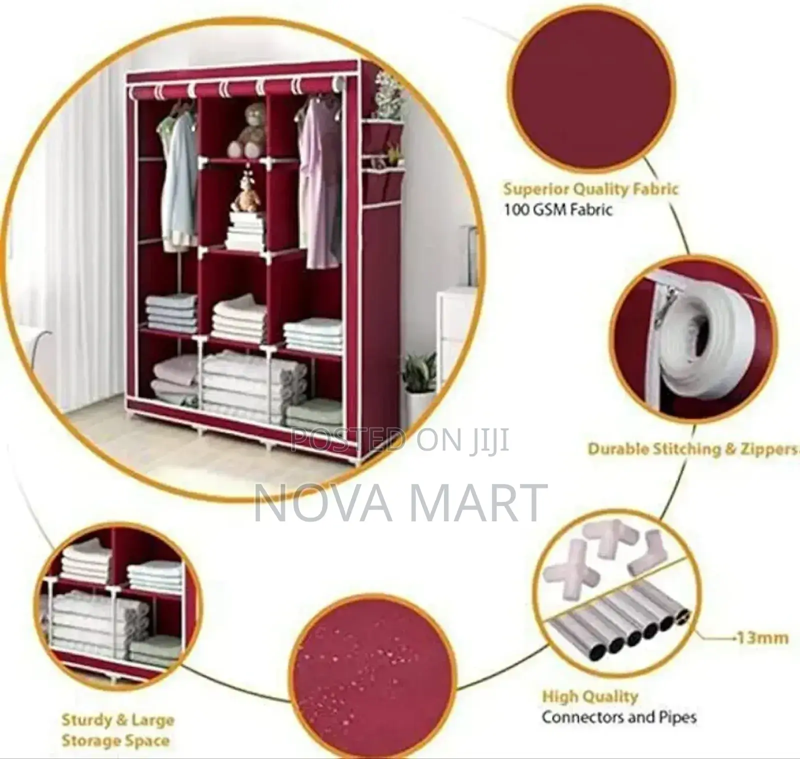 Simple Wardrobe ዘመናዊ የልብስ ማስቀመጫ ቁምሳጥን