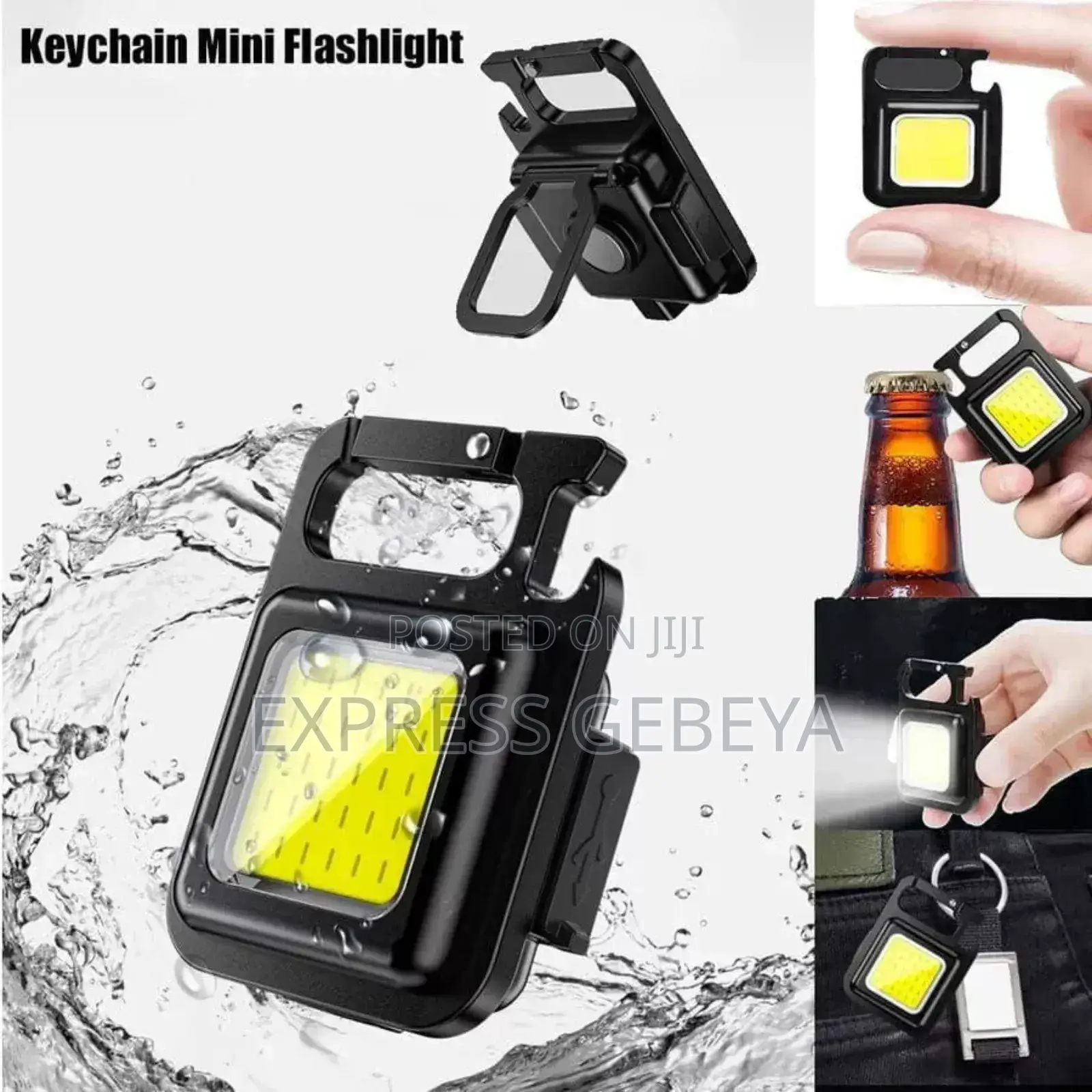 Cob Rechargable Keychain Lamp