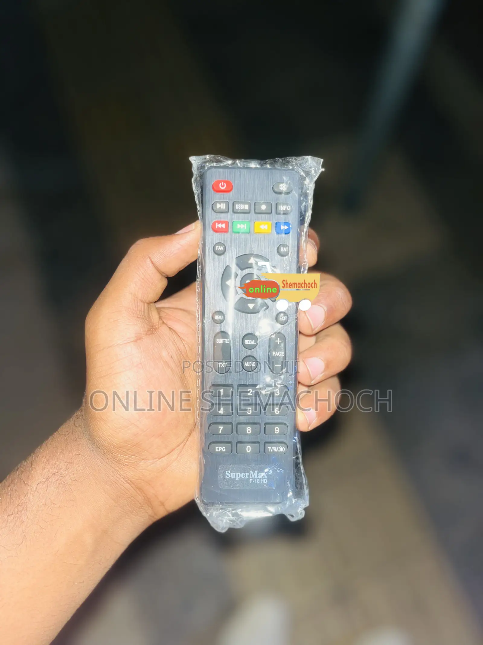 Supermax Superstar Reciver Remote (Dish)