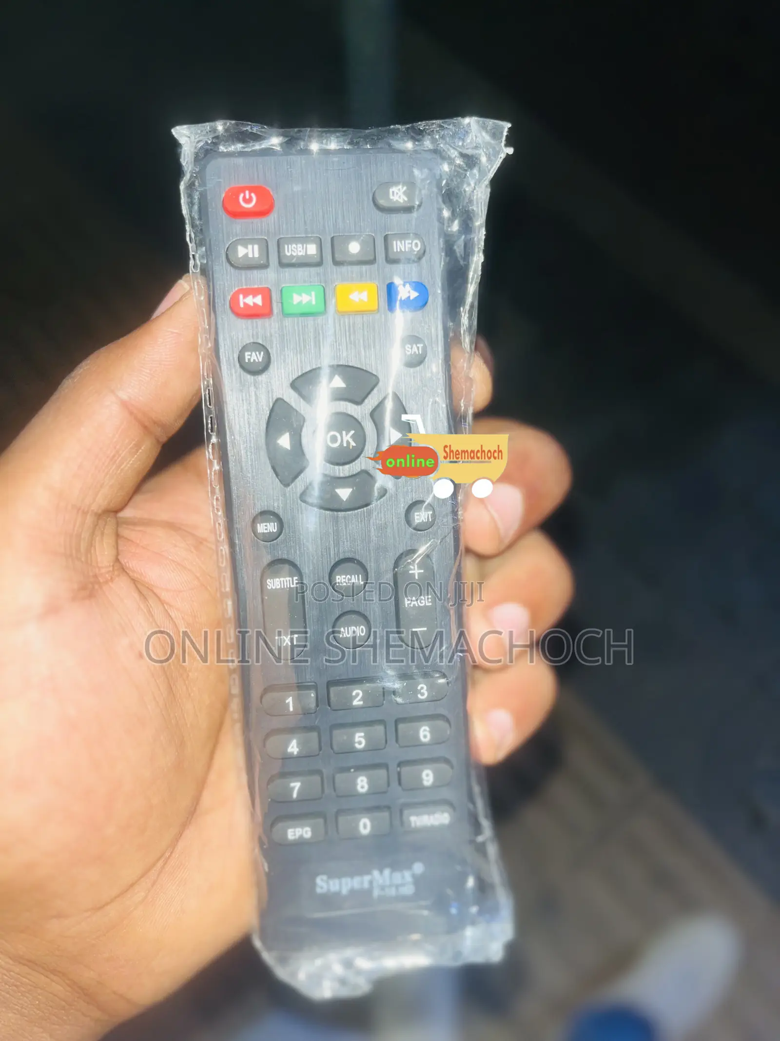 Supermax Superstar Reciver Remote (Dish)