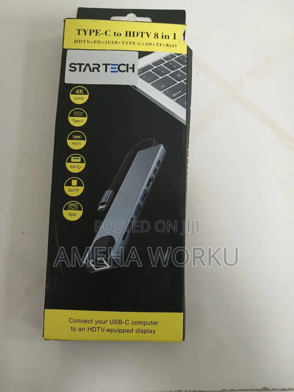 Type -C to HDTV 8 in 1 Adapter