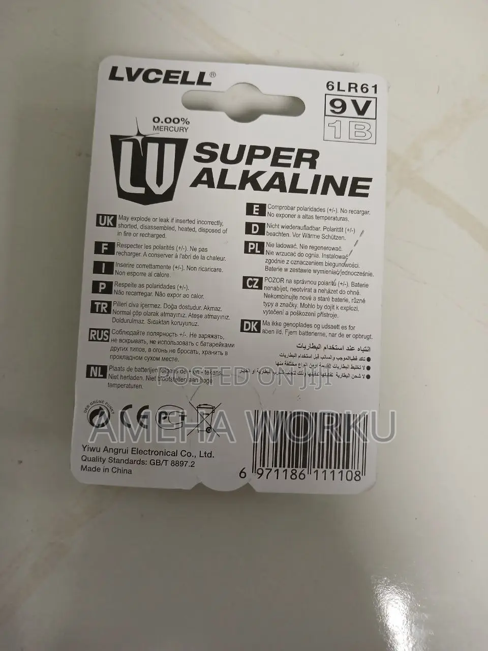 Supper Alkakine 9v