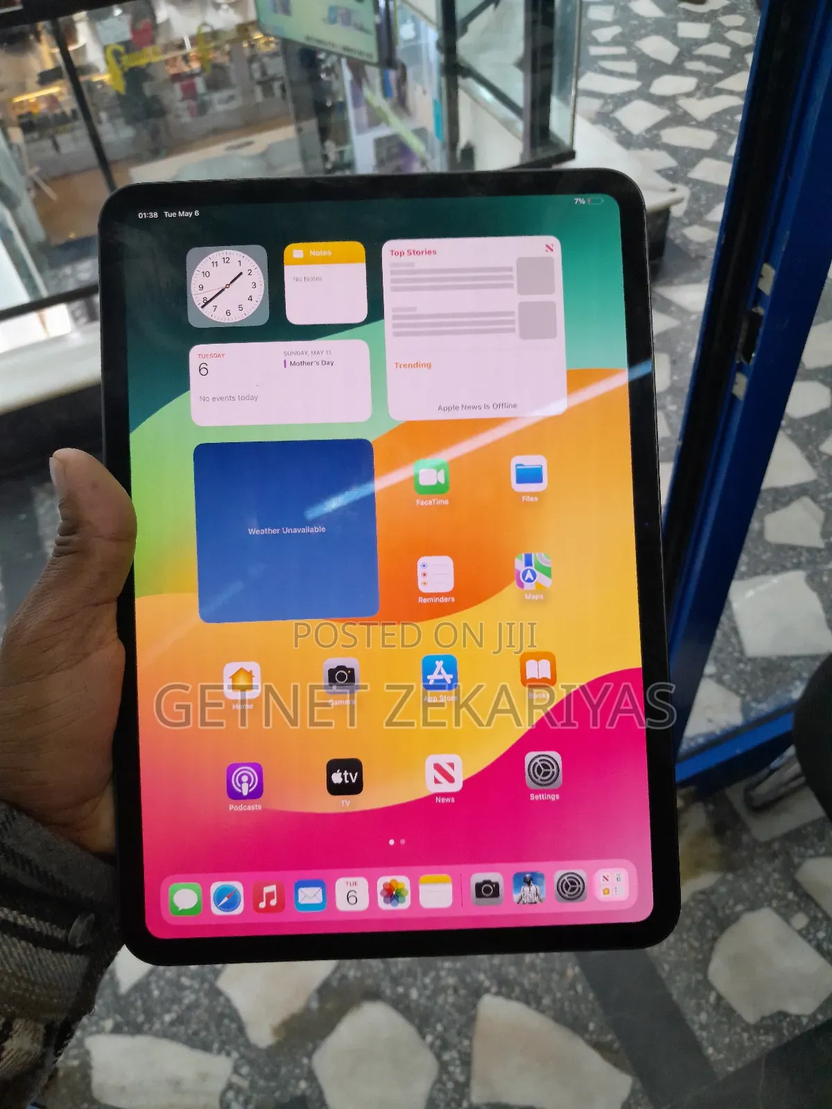 New Apple iPad Air 11 (2024) 256 GB Silver