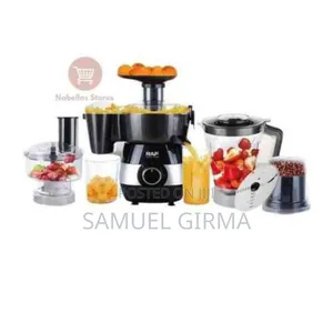  Raf 6in1 Food Processor
5 አይነት መለዋወጫ ያለው ሁለገብ 
መፍጫ ።