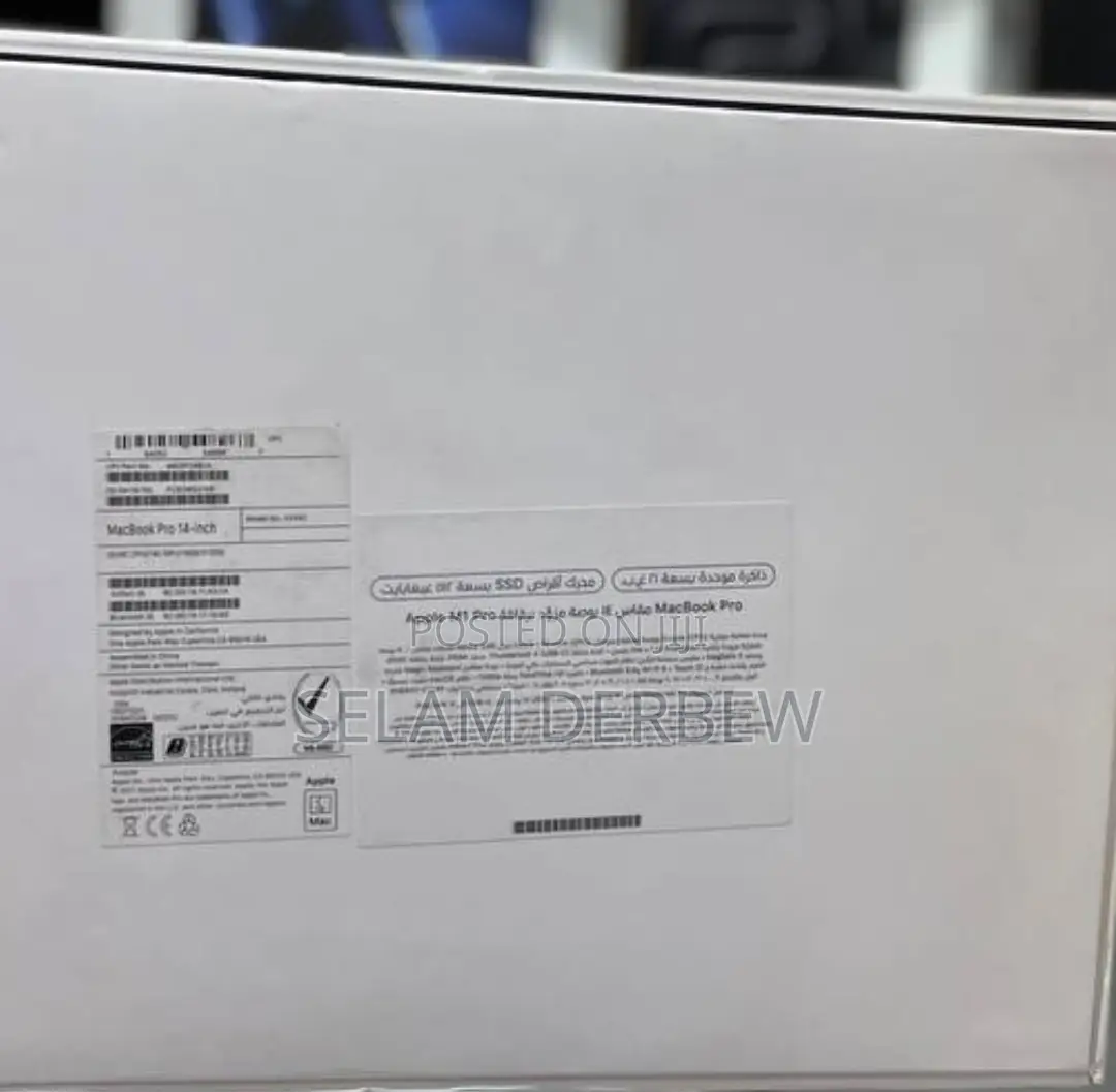 New Laptop Apple MacBook Pro M1 16GB Apple M1 Pro SSD 512GB