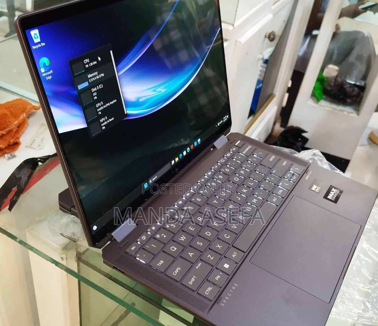 New Laptop HP Spectre 16GB Intel Core Ultra 7 SSD 1T