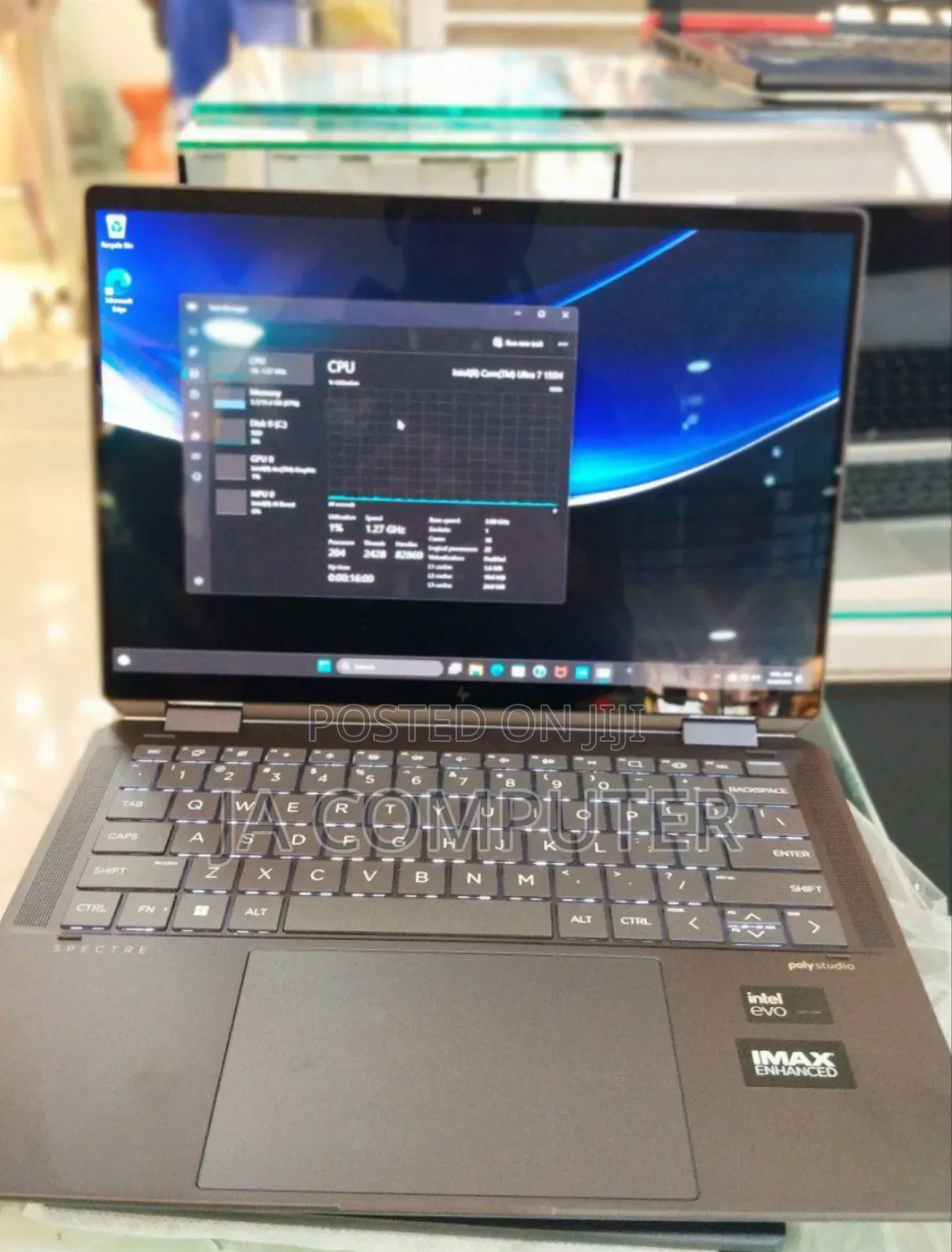 New Laptop HP Spectre 16GB Intel Core Ultra 7 SSD 512GB