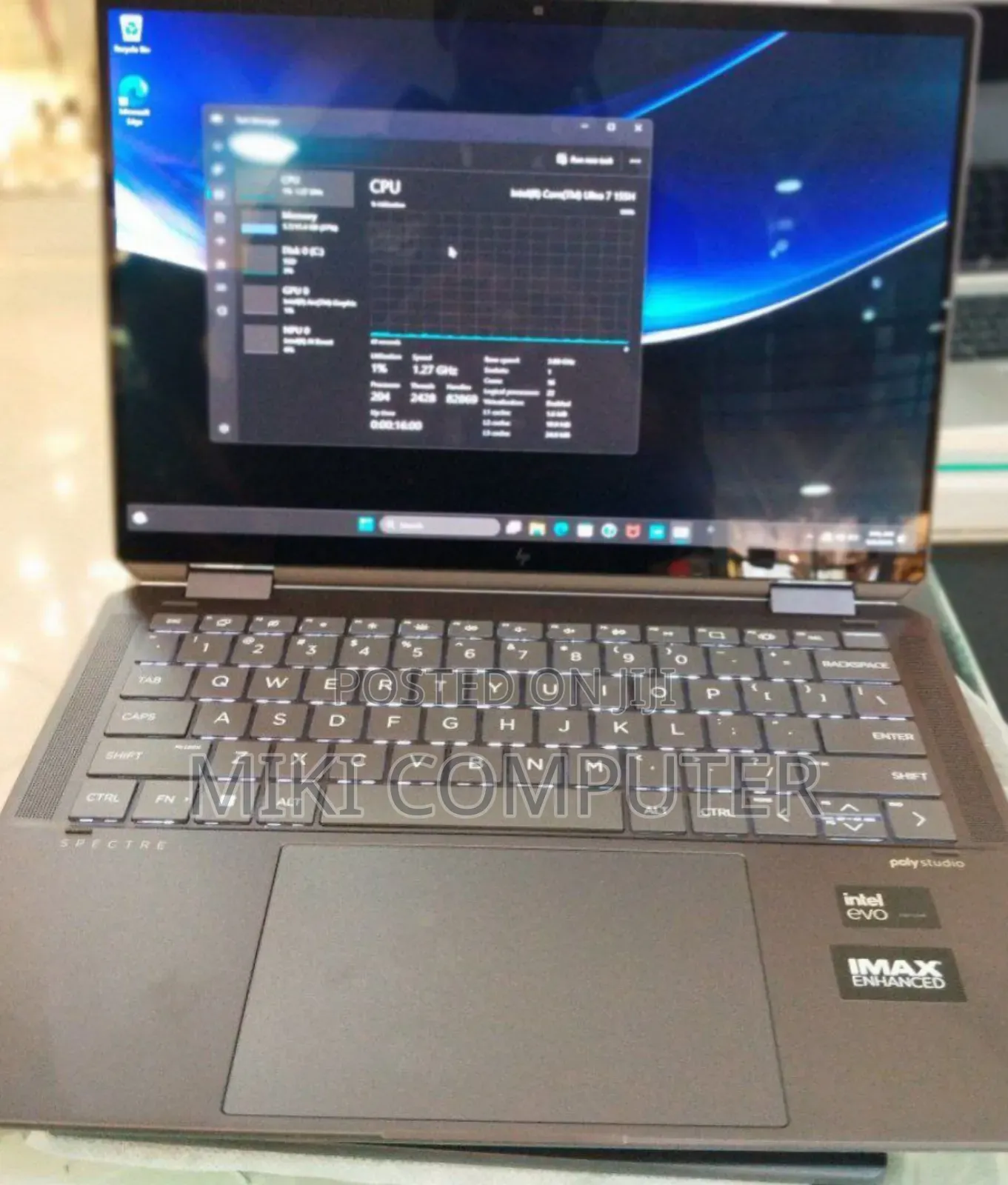 New Laptop HP Spectre X360 16GB Intel Core Ultra 7 SSD 1T