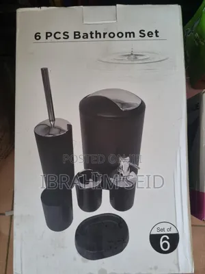 6 in 1 Bathroom Accessories Set