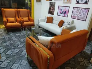 Jazzy Sofa Set With Aesthetic Appearance.