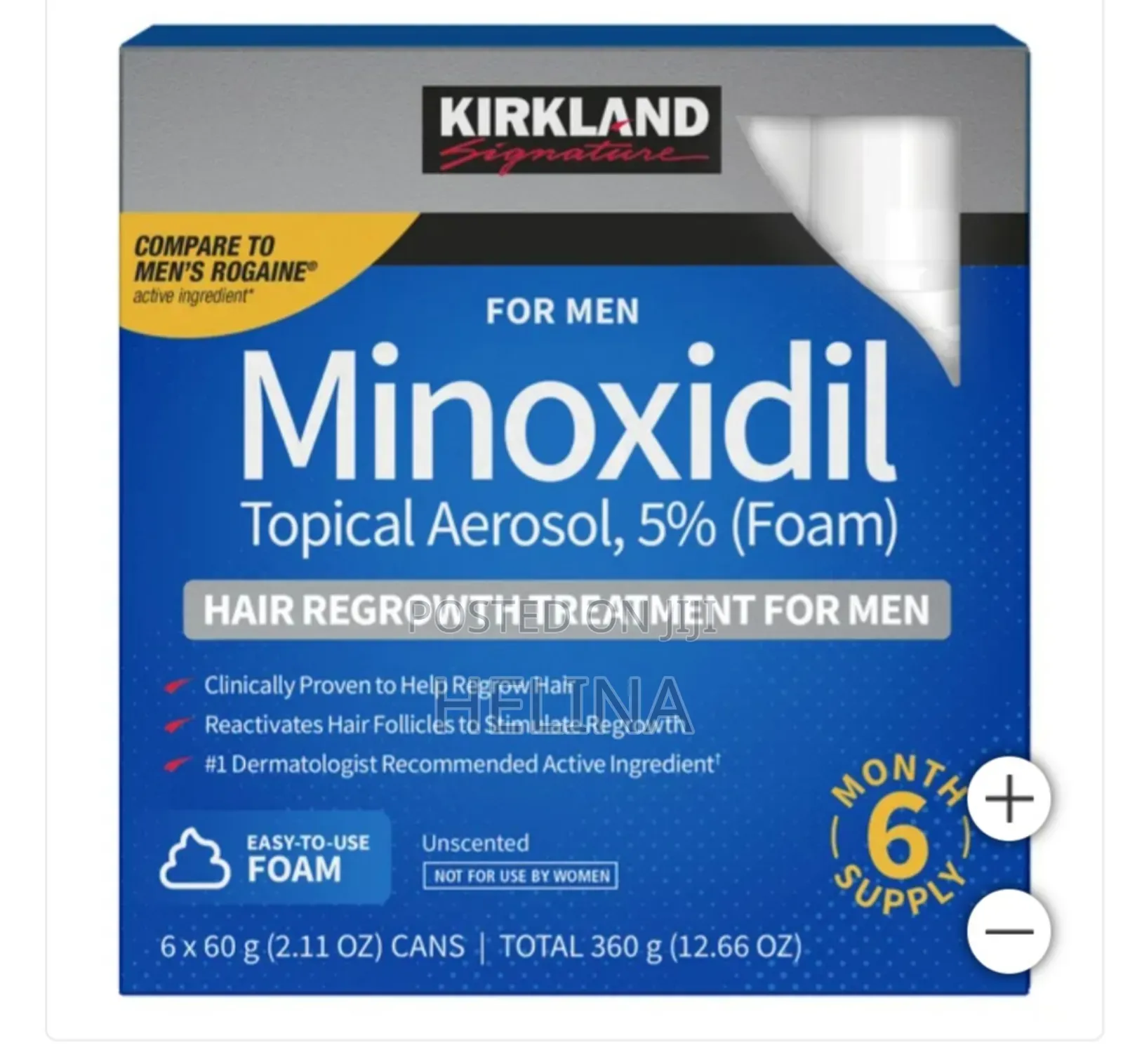 Kirkland Signature Hair Regrowth Treatment Minoxidil Foam