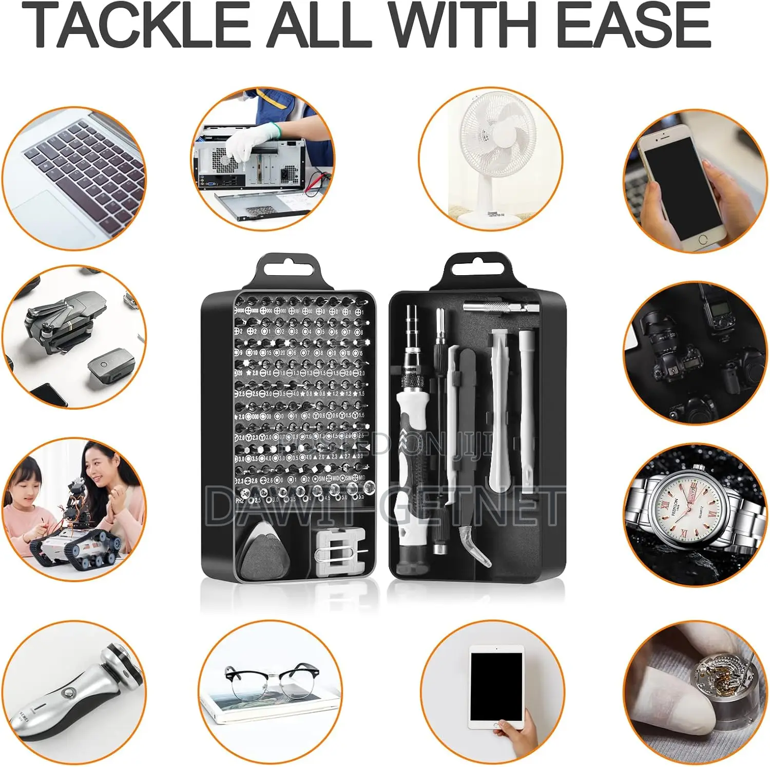 Precision Screwdriver Set, Professional Grade 115 In 1