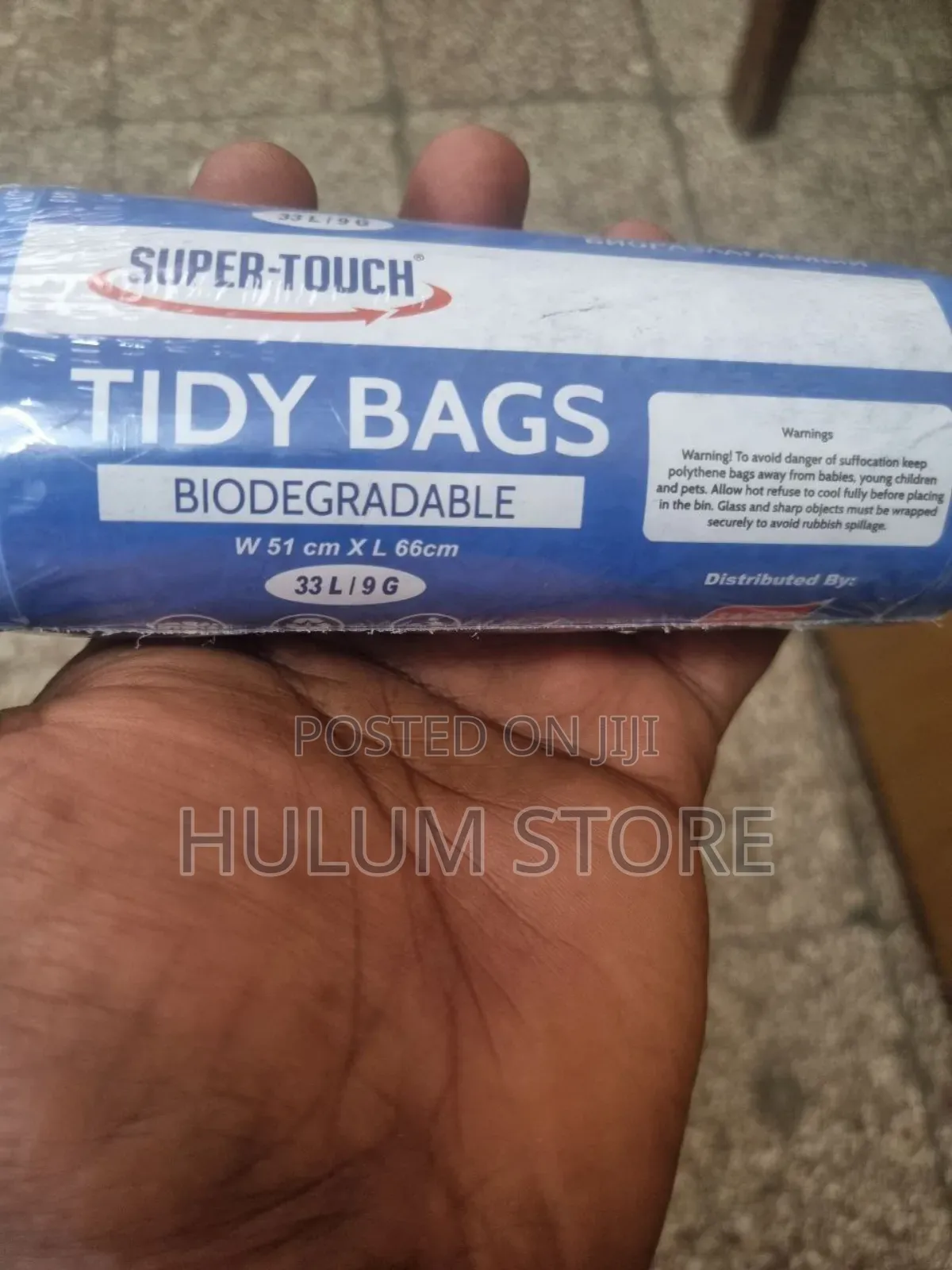 Tidy Bags," Are Biodegradable Trash Bags. 20pcs