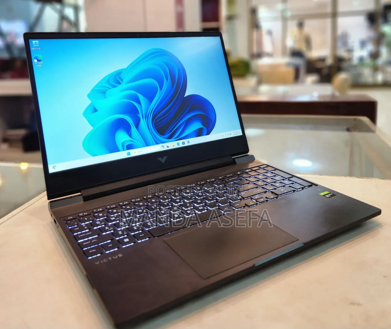 New Laptop HP Victus 15 8GB AMD Ryzen 5 SSD 512GB