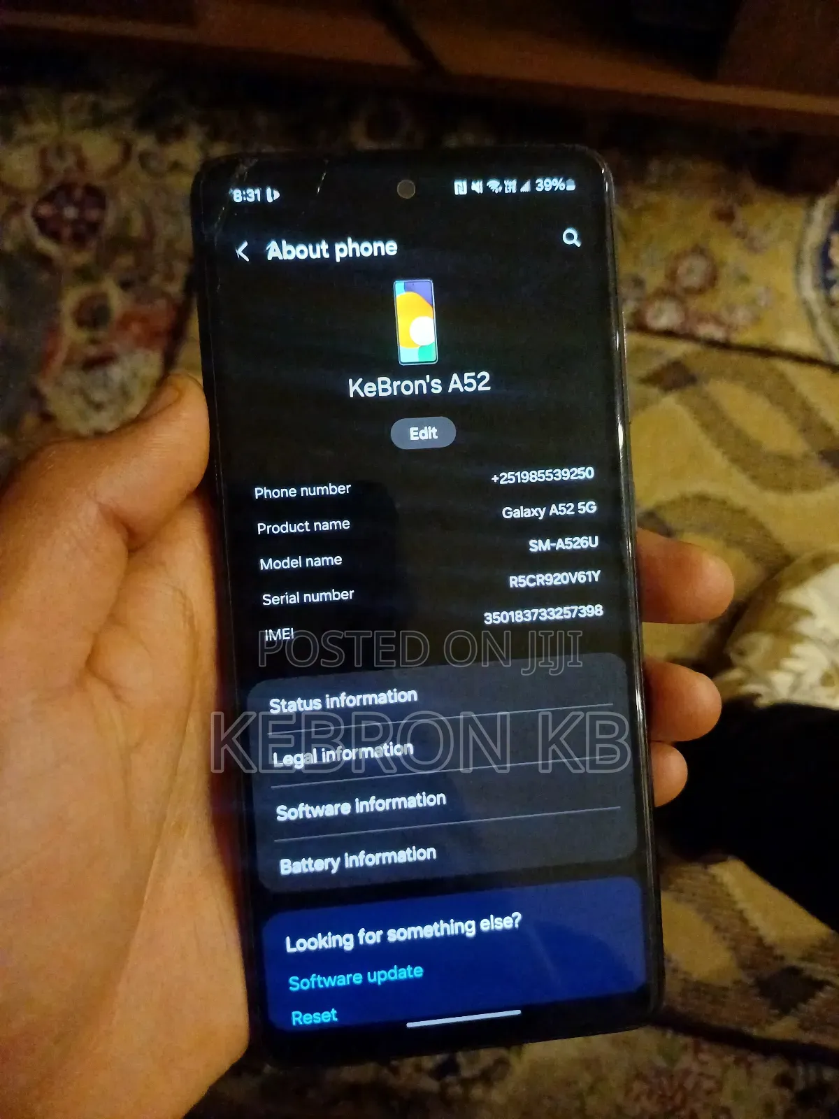 Samsung Galaxy A52 5G 128 GB Black