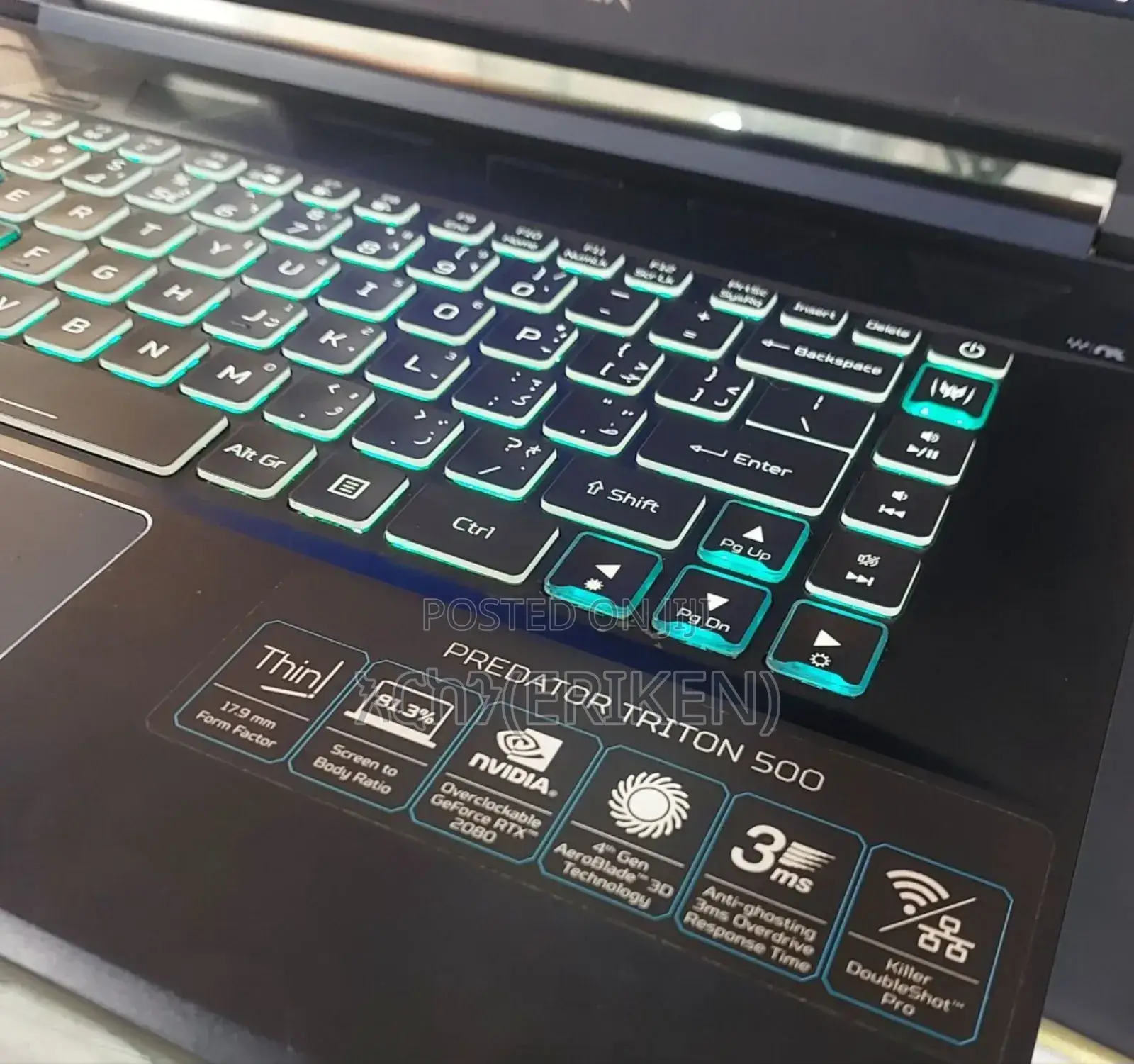 New Laptop Acer Predator Helios 300 16GB Intel Core I7 SSD 1T