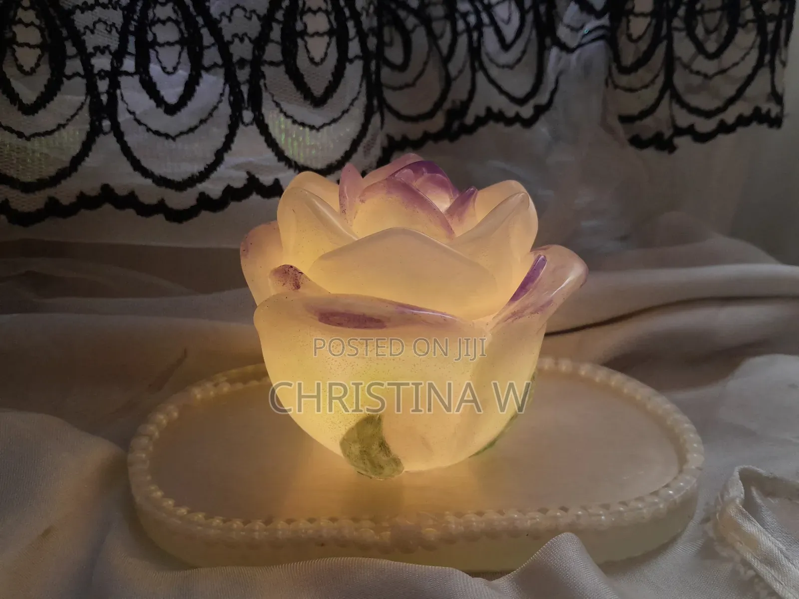 Flower Jar Jewelry Holder