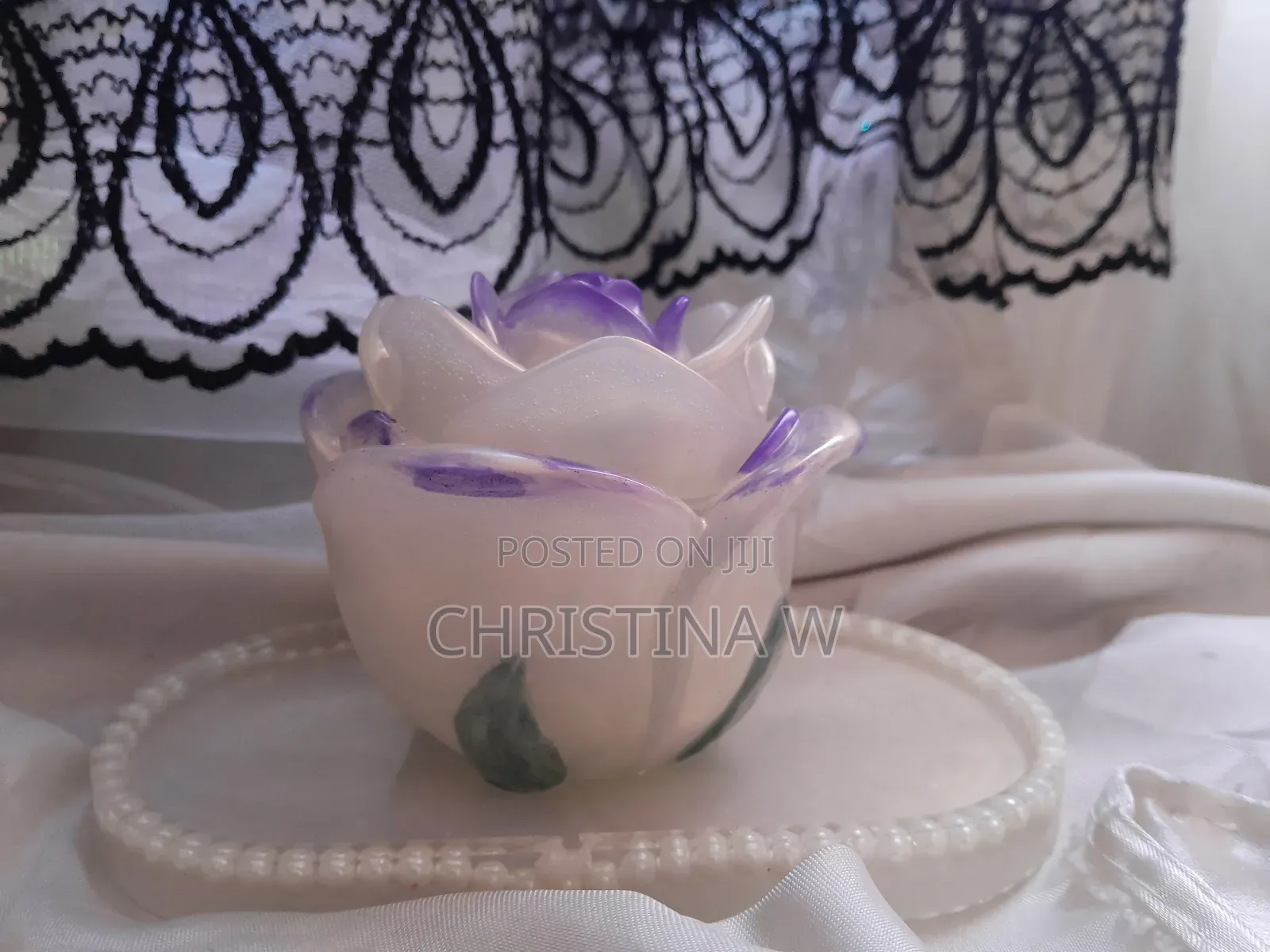 Flower Jar Jewelry Holder