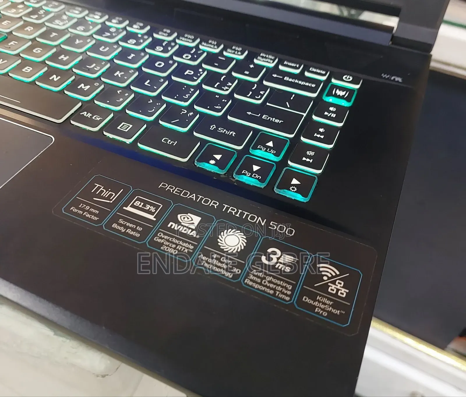 New Laptop Acer Predator Helios 300 16GB Intel Core I7 SSD 1T