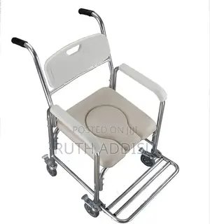 ባለ ፖፖ ወንበር ጠንካራ አልሙኒየም ኮሞድ ወንበር Commode Chair Medical New