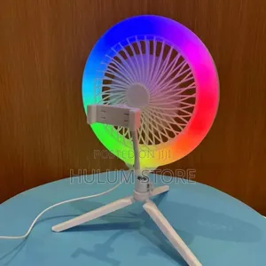 Ring Light and Fan
