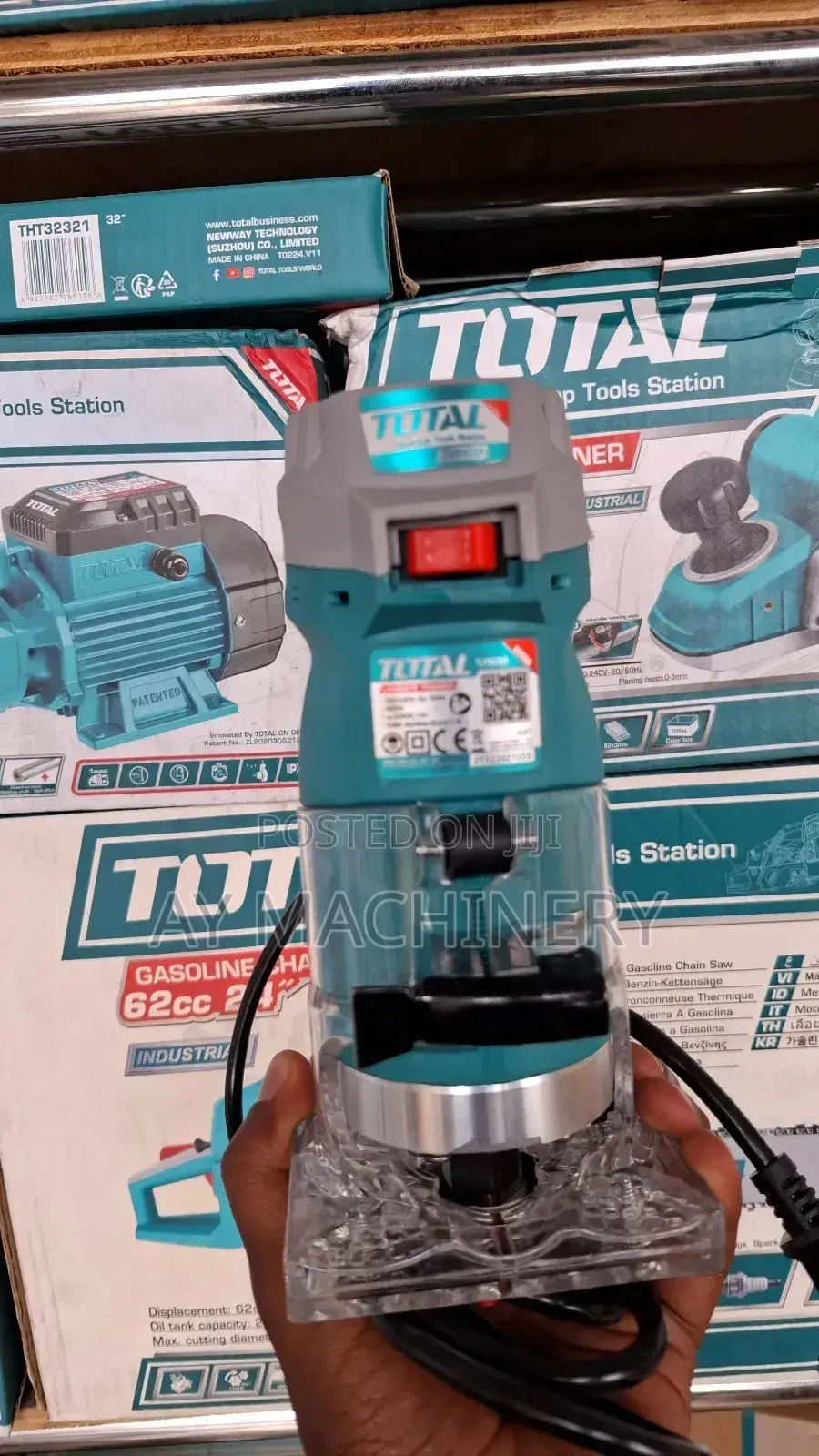 Total Trimmer/Router ባለ 1እጅ ሮተር