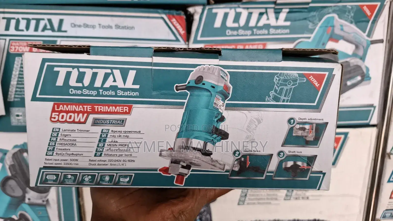 Total Trimmer/Router ባለ 1እጅ ሮተር