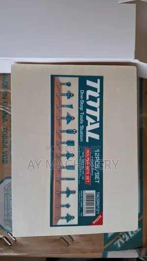 Total Router Bit Set 6mm 12pcs ለባለ 1እጅ ሮተር