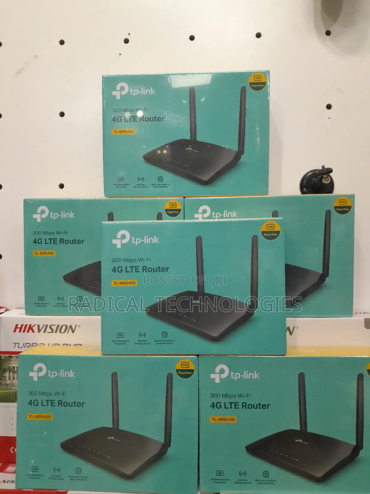 Tplink 6400 4g በ ሲም የሚሰራ Wifi Router Security Camera Huawei