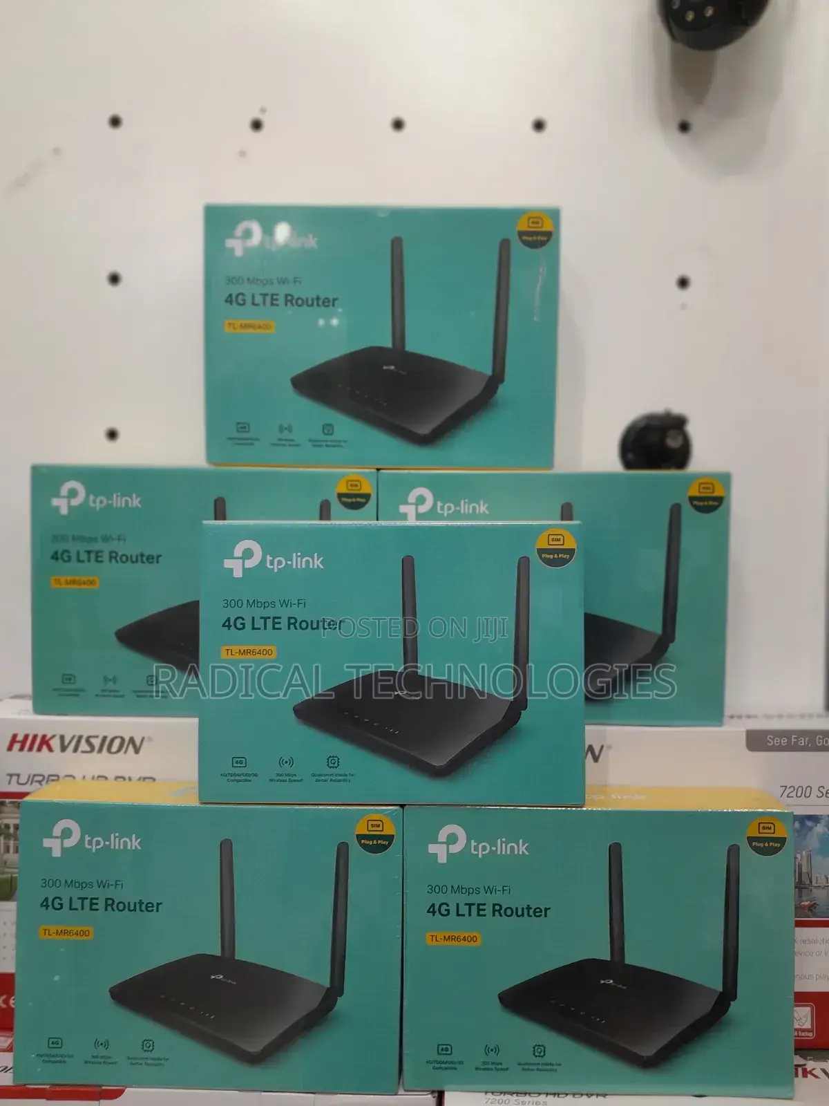 Tplink 6400 4g በ ሲም የሚሰራ Wifi Router Security Camera Huawei