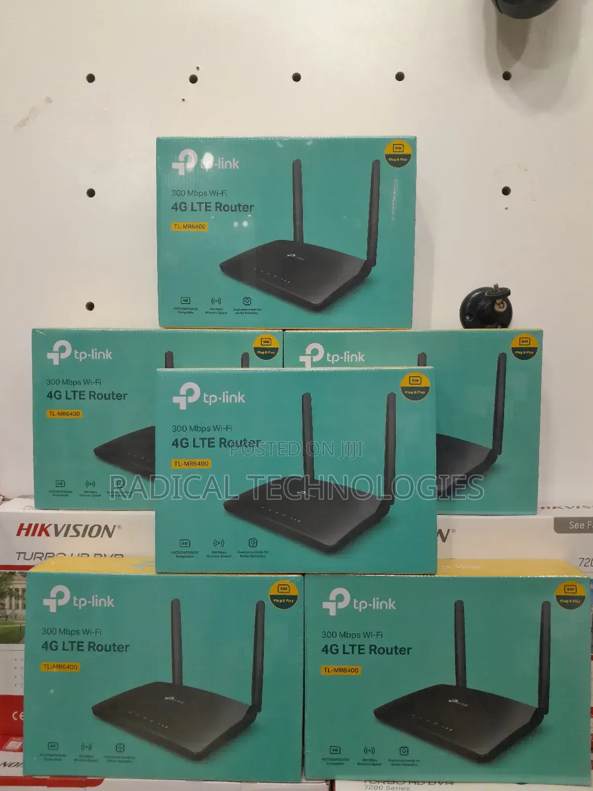 Tplink 6400 4g በ ሲም የሚሰራ Wifi Router Security Camera Huawei