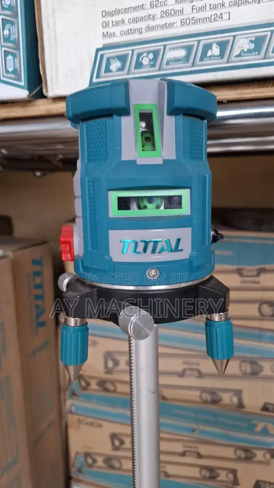 Total Self-Leveling Line Laser Green Laser Beams | ጨረር ውሀልክ