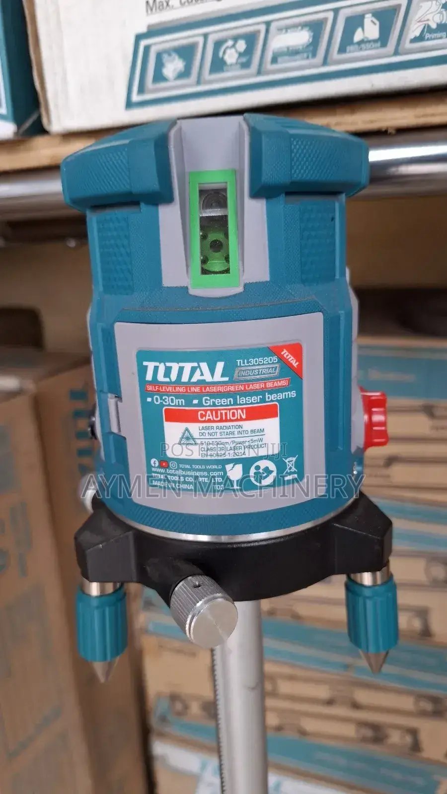 Total Self-Leveling Line Laser Green Laser Beams | ጨረር ውሀልክ