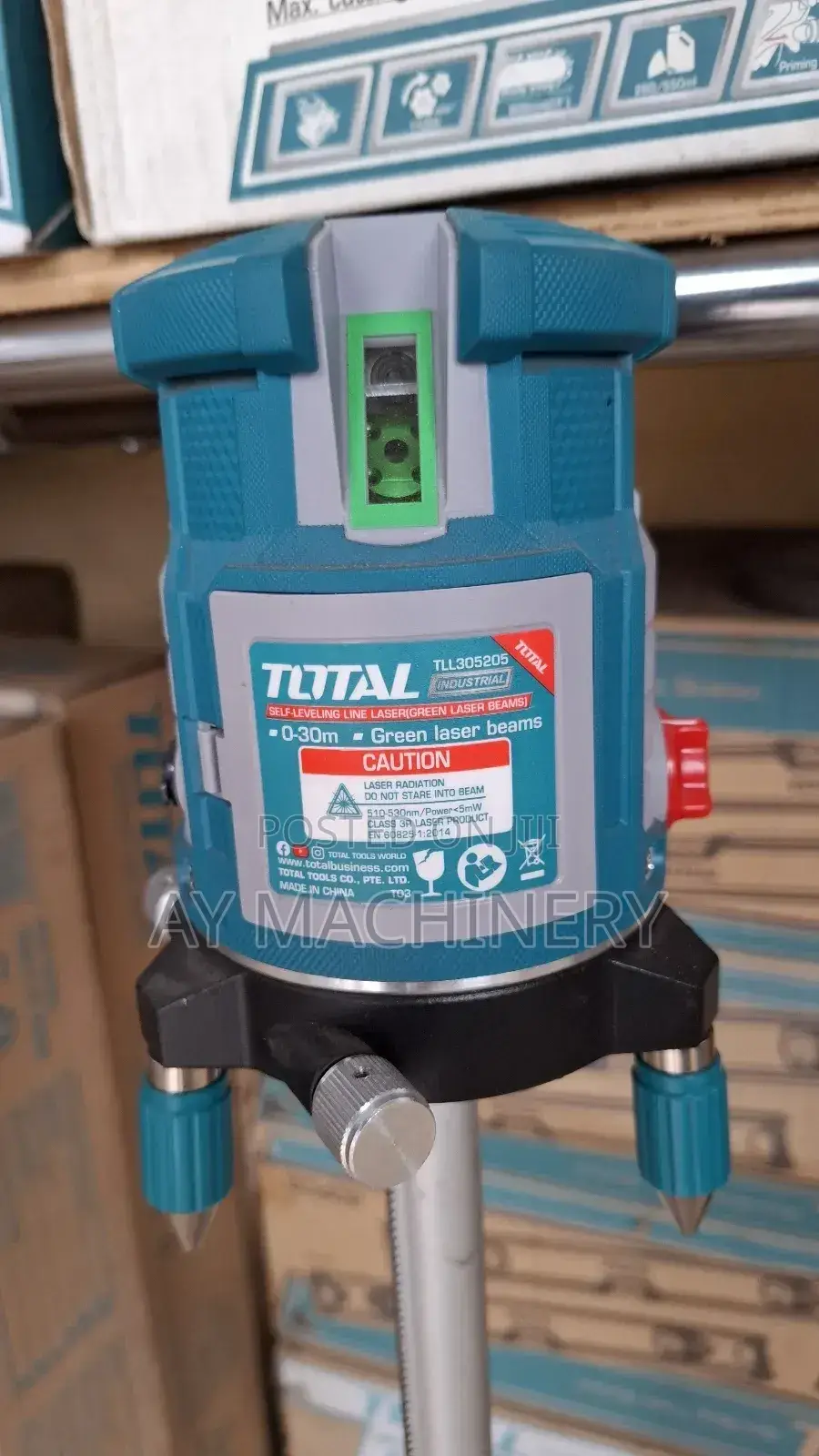 Total Self-Leveling Line Laser Green Laser Beams | ጨረር ውሀልክ