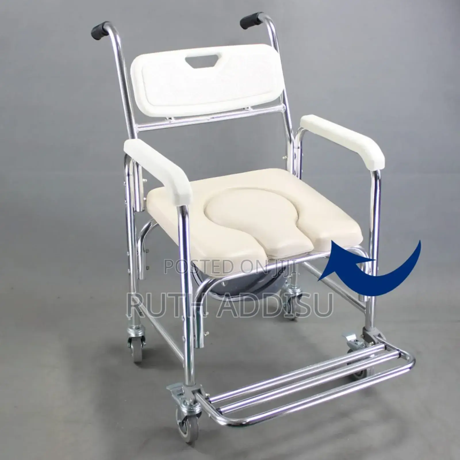 Removable Popo Commode Chaor2፮mino Wheel Commode Chair