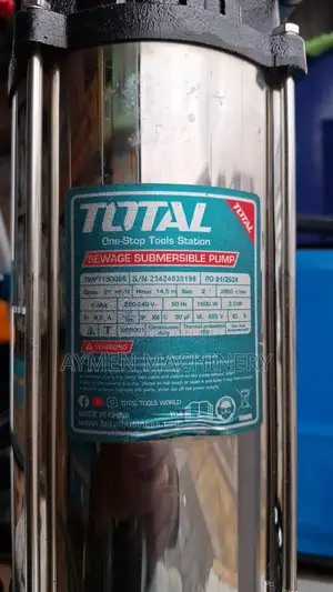 Total Sewage Submersible Pump 2hp የቆሻሻ ውሀ ፓምፕ