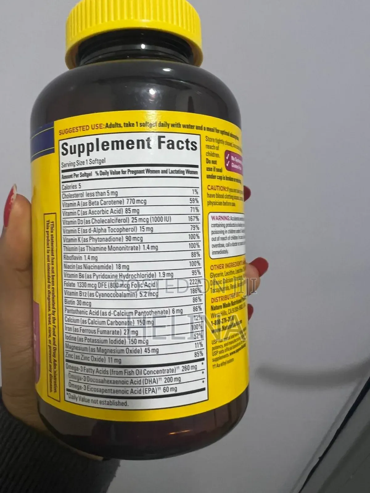 Nature Made Prenatal Folic Acid + Dha Softgels