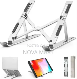 Foldable Height Adjustable Metal Frame Laptop Stand