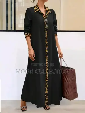 Women's Casual Random Leopard Print Patchwork Dress
