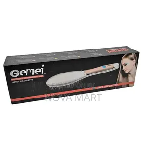 Gemei Professional Hair Straightner Brush