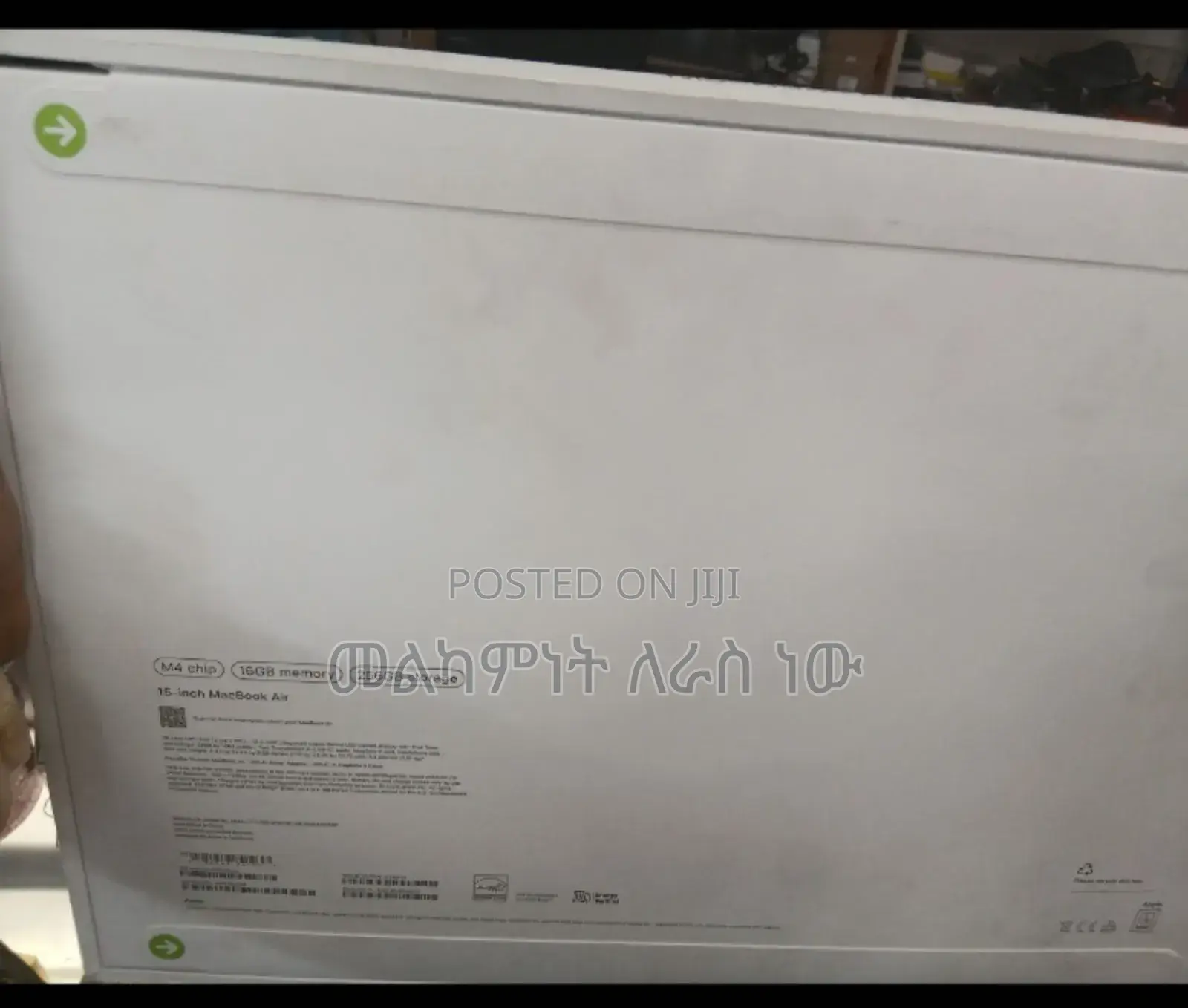 New Laptop Apple MacBook Air 16GB Apple M4 SSD 256GB